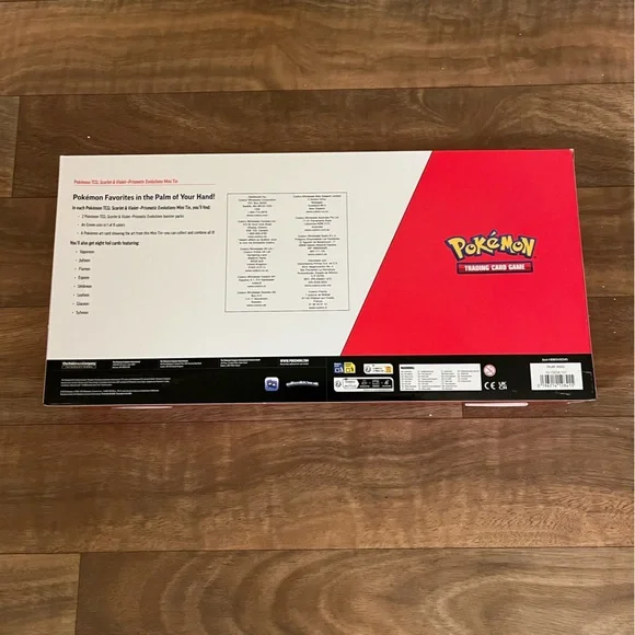 Costco Pokemon TCG Prismatic Evolutions 8 Mini-Tin Bundle + Promo Cards  SEALED Trading Cards